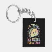 妹をタコ・シンコ・デ・マヨと交換する キーホルダー (正面左)