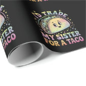 妹をタコ・シンコ・デ・マヨと交換する ラッピングペーパー (ロールコーナー)