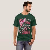 妹を偲んでピンクを身につける メッシーバン 乳 Tシャツ (正面フル)