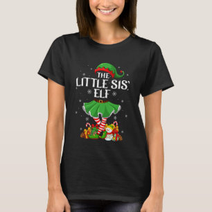 妹エルフクリスマスファミリーエルフチームXmas女子 Tシャツ