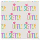 妹パターン生地 ファブリック (クローズアップ)