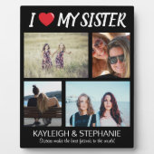 妹モダンが好きだ |写真のコラージュ フォトプラーク (正面)