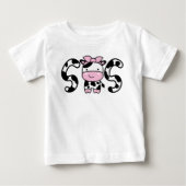 妹妹 牛 ガール T シャツ 誕生日 T シャツ (正面)