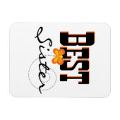 妹最高の蝶の贈り物 マグネット (横)