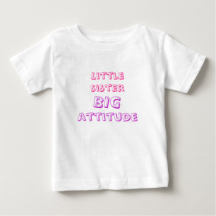妹、大きな態度 ベビーTシャツ