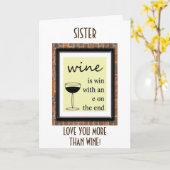 妹 – 私はあなたのハッピーバースデー カード (黄色い花)