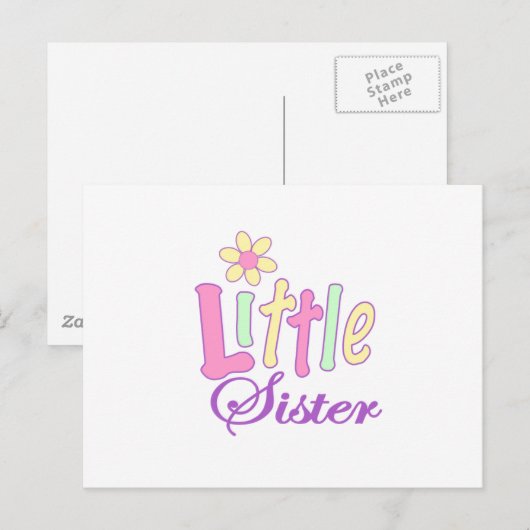 妹（花） ポストカード (正面/裏面)