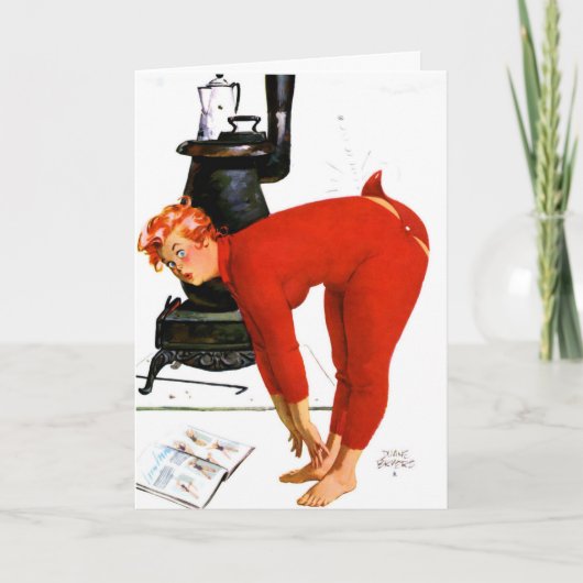 妻いけなの誕生日おもしろい挨拶 カード (正面)