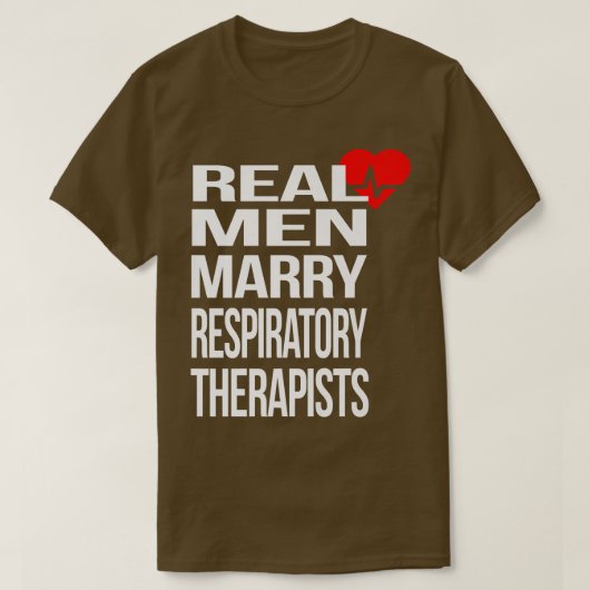 妻おもしろいからの呼吸セラピストの夫の贈り物 Tシャツ (デザイン正面)