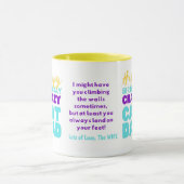 妻おもしろいから夫への猫パパ誕生日 マグカップ (中央)