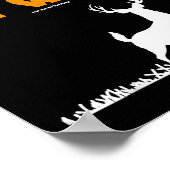 妻おもしろいがハンティに行かせてくれると愛するギフト ポスター (角)