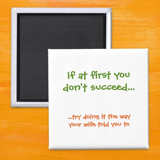 妻おもしろいが冷蔵庫用マグネットに言った通り マグネット