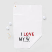 妻おもしろいが好きだ ゴルフタオル (インサイチュ)