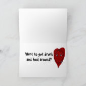 妻おもしろいの母の日札 カード (内部)