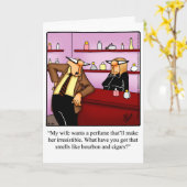 妻おもしろい用誕生日グリーティングカード カード (黄色い花)