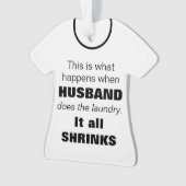 妻おもしろい結婚タイポグラフィ オーナメント (正面)