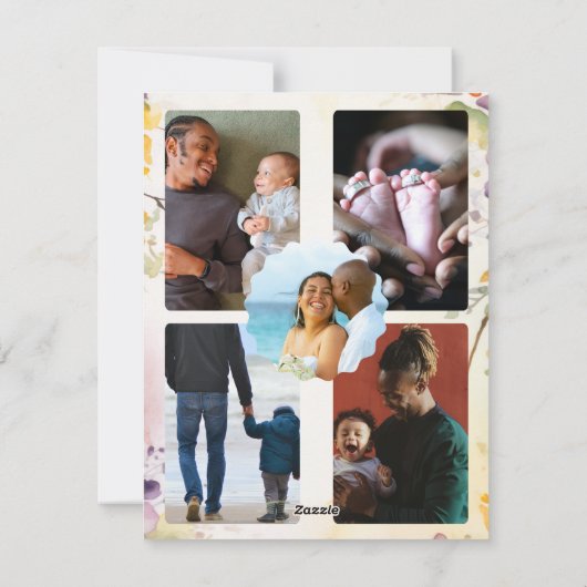 妻からの夫の父の日のカード写真 シーズンカード (裏面)