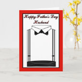 妻からの夫への幸せな父の日 カード (黄色い花)