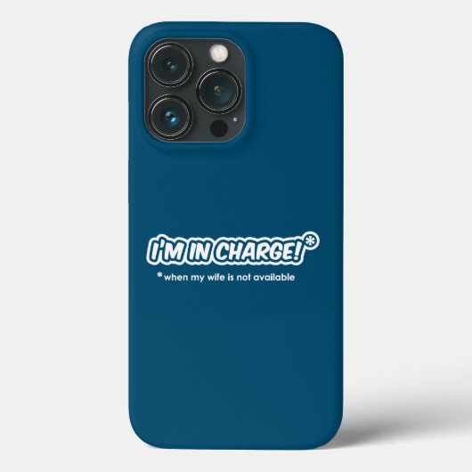 妻がいない時は私が責任者です Case-Mate iPhoneケース (裏面)