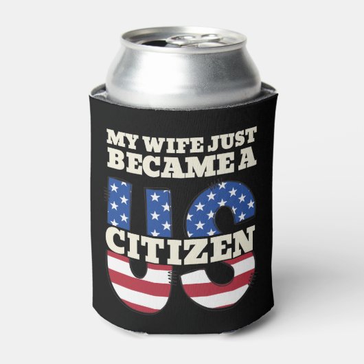 妻がアメリカ市民になりました 誇り高きアメリカ人 缶クーラー (缶正面)