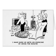 妻がテレビのリモコンを隠す