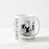 妻がテレビのリモコンを隠す コーヒーマグカップ (正面右)