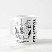 妻がテレビのリモコンを隠す コーヒーマグカップ (正面左)