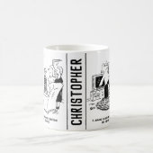 妻がテレビのリモコンを隠す コーヒーマグカップ (中央)