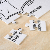 妻がテレビのリモコンを隠す ジグソーパズル (側面)