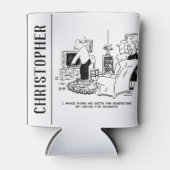 妻がテレビのリモコンを隠す 缶クーラー (正面)