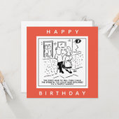 妻が交通監視員の通りとして歩く カード (正面/裏面インサイチュ)