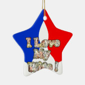 「妻が大好き」アートプリント セラミックオーナメント (右)