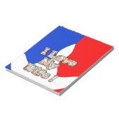 「妻が大好き」アートプリント ノートパッド (回転)