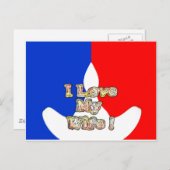 「妻が大好き」アートプリント ポストカード (正面/裏面)