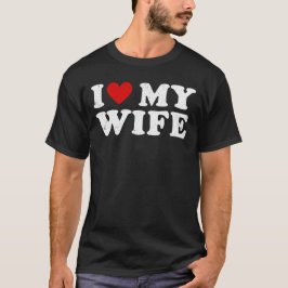 妻が大好き ファニー レトロ ダサかわTシャツ 夫へのギフト Tシャツ