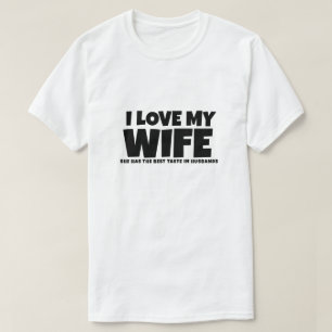 妻が夫の好最高のみだ Tシャツ