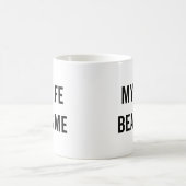 妻が夫をビートおもしろいする コーヒーマグカップ (中央)