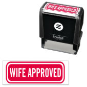 妻が承認したカップルのスタンプ セルフインキングスタンプ (インサイチュ)