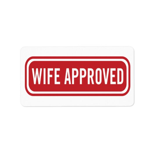 妻が承認したカップル ラベル (正面)