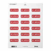 妻が承認したカップル ラベル (フルシート)