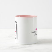 妻が最高の今までカスタマイズ可能 マグカップ (中央)