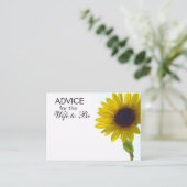 妻が背の高いひまわりカードになるアドバイス アドバイスカード (スタンド正面)