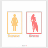 妻と妻 |サーファー シール (シート)