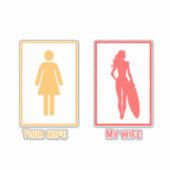 妻と妻 |サーファー シール (正面)