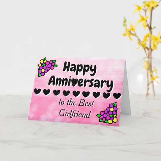 妻と彼女の結婚記念日の提案 カード (黄色い花)