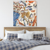 妻と沼地の狩り キャンバスプリント (インサイチュ (寝室))