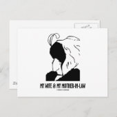 妻と義母（幻想） ポストカード (正面/裏面)