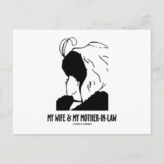 妻と義母（幻想） ポストカード (正面)