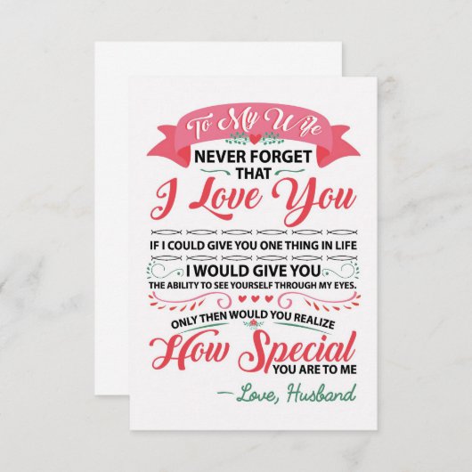 妻にとっての美術とは特別なもの 出欠カード (正面/裏面)