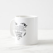 妻には時々シャツを見つける懸命がない コーヒーマグカップ (正面左)